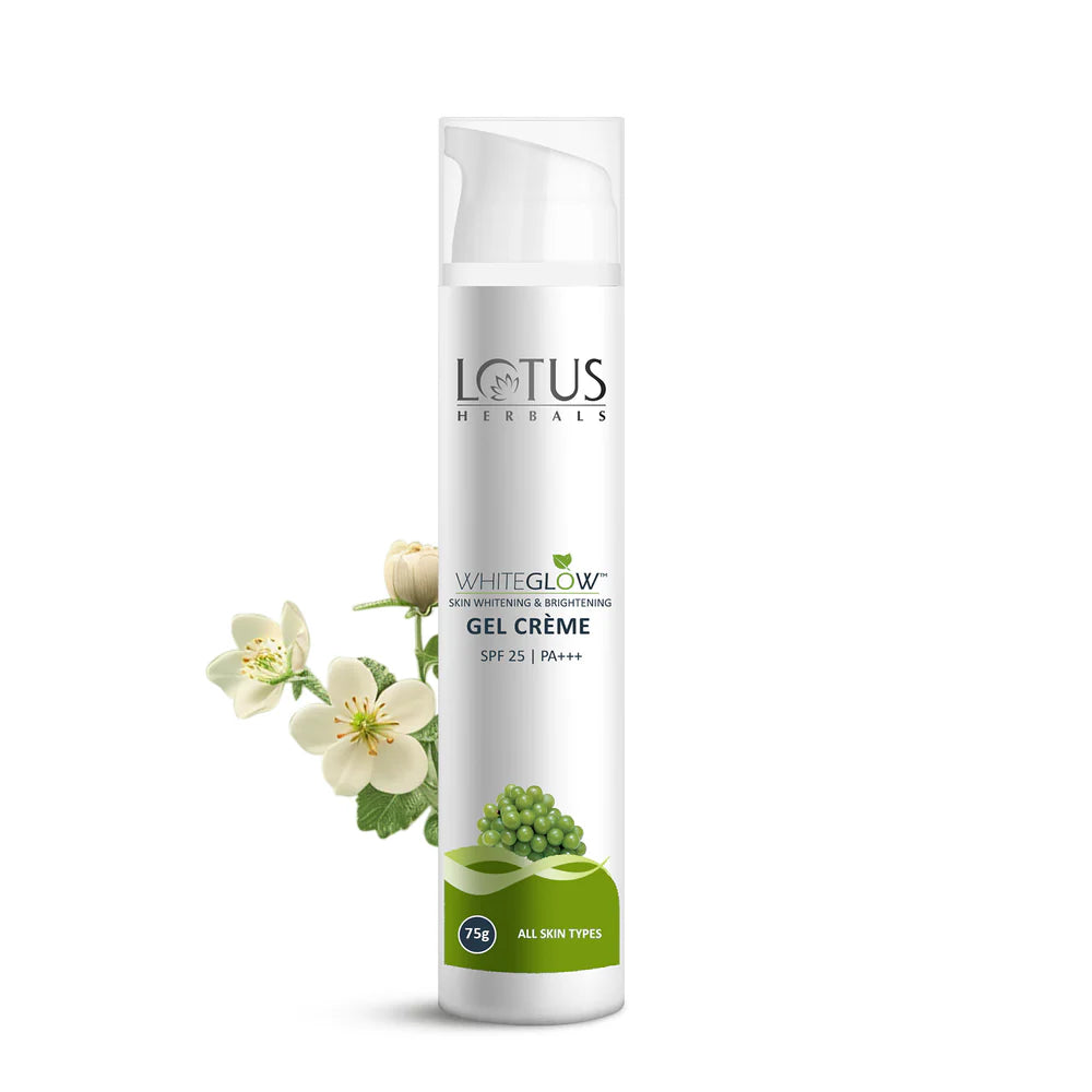 Lotus Herbals Cosmetics WhiteGlow Skin brightening Gel Creme SPF 25 PA+++