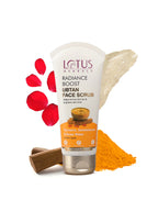 Lotus Herbals Cosmetics Radiance Boost Ubtan Face Scrub 100g