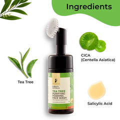 Pilgrim Cosmetics Tea Tree Purifying Foaming Face Wash 120ml