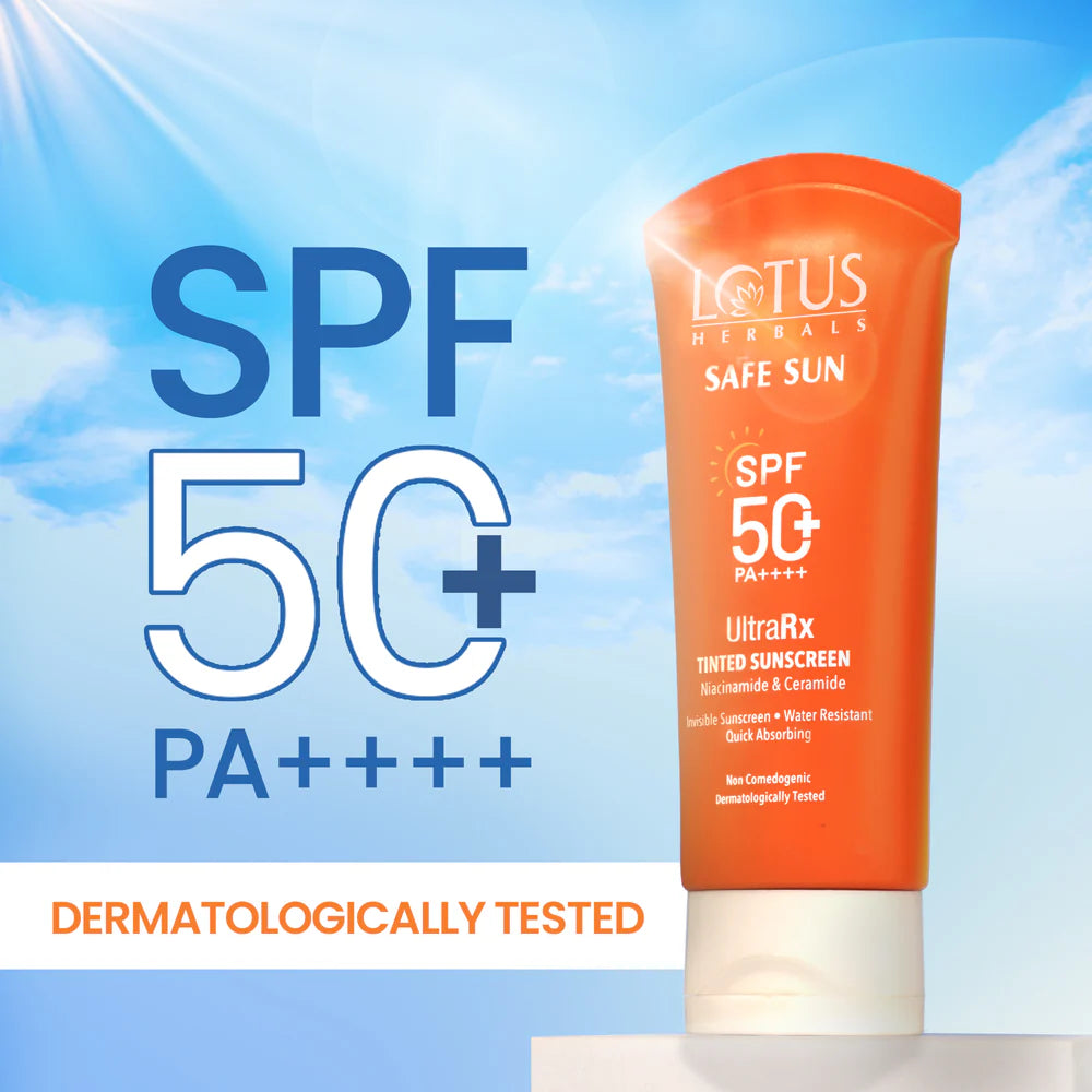 Lotus Herbals Cosmetics Safe Sun UltraRx Tinted Sunscreen SPF 50+
