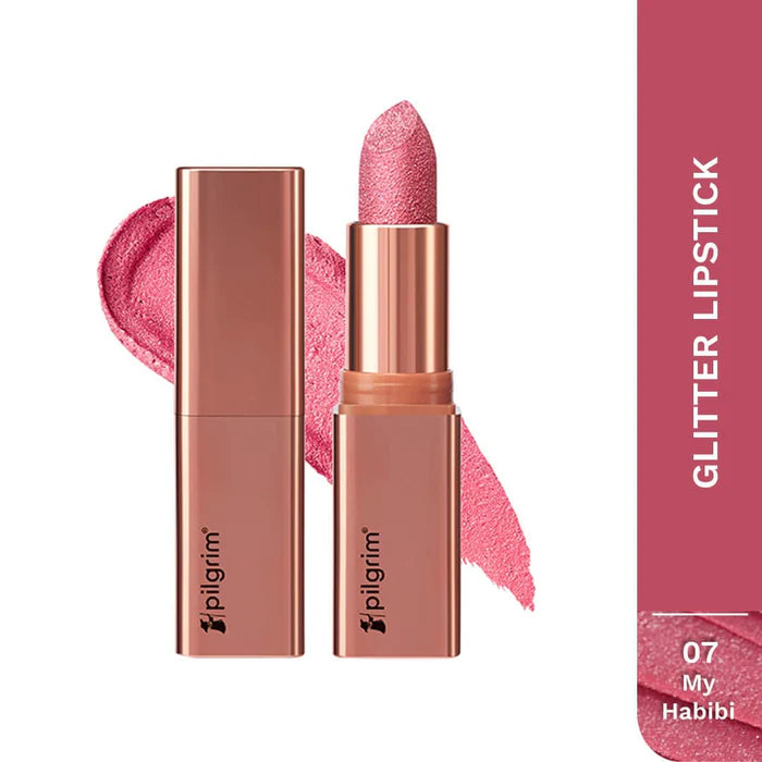 Pilgrim Cosmetics Dubai Bling Glitter Lipstick 4.2.gm