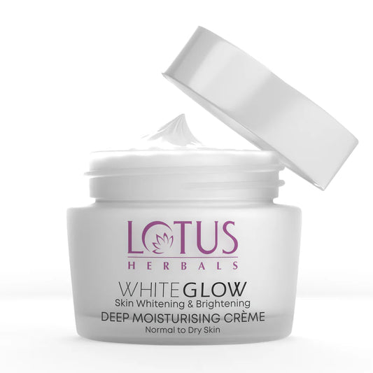 Lotus Herbals Cosmetics WhiteGlow Skin Brightening Deep Moisturising Cream SPF 20 PA+++ 60g