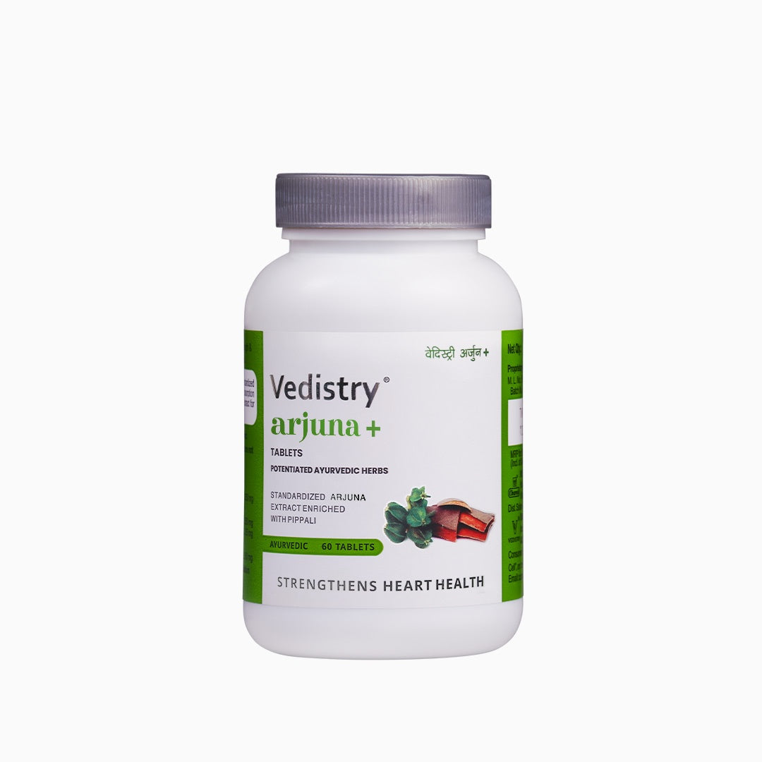 Vedistry Ayurvedic Arjuna+ Strengthens Heart Health 60 Tablets