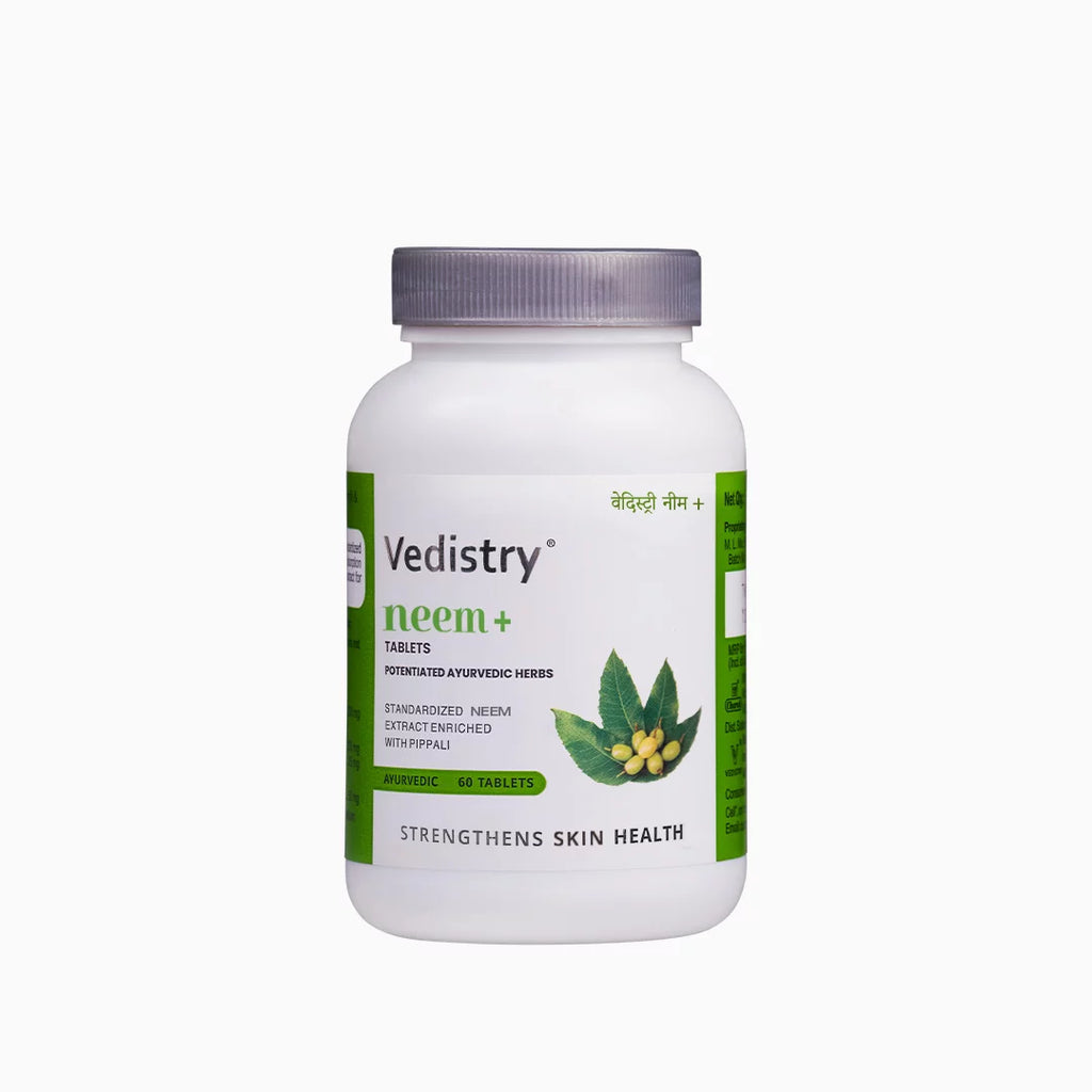 Vedistry Ayurvedic Neem + Skin Health 60 Tablets