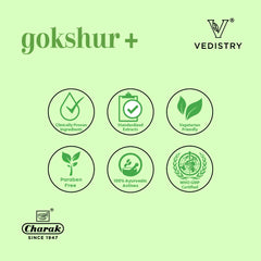 Vedistry Ayurvedic Gokshur+ Strengthens Energy Stamina 60 Tablets