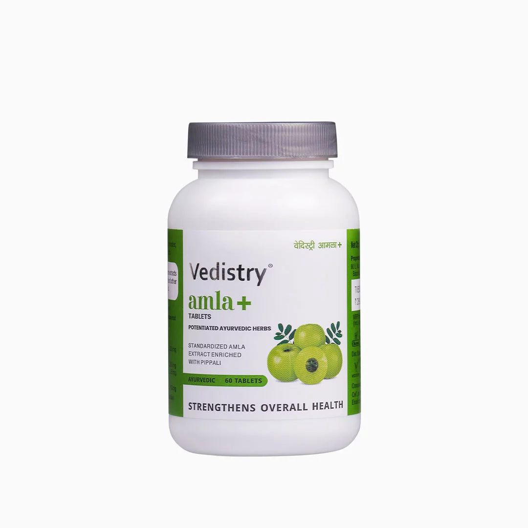 Vedistry Ayurvedic Amla+ Strengthens Overall Health 60 Tablets