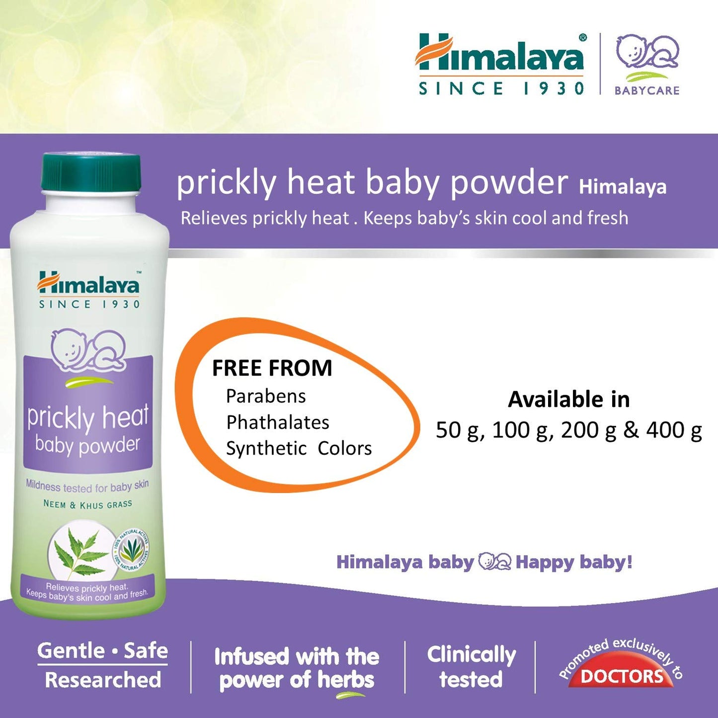 Himalaya Prickly Heat Baby Care Powder