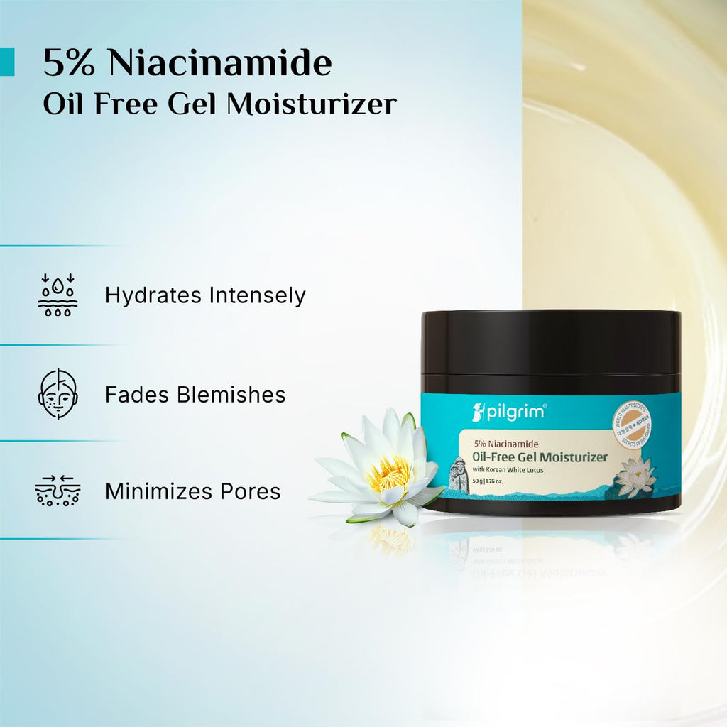 Pilgrim Cosmetics Hyaluronic Acid Oil-Free Gel Moisturiser 50g