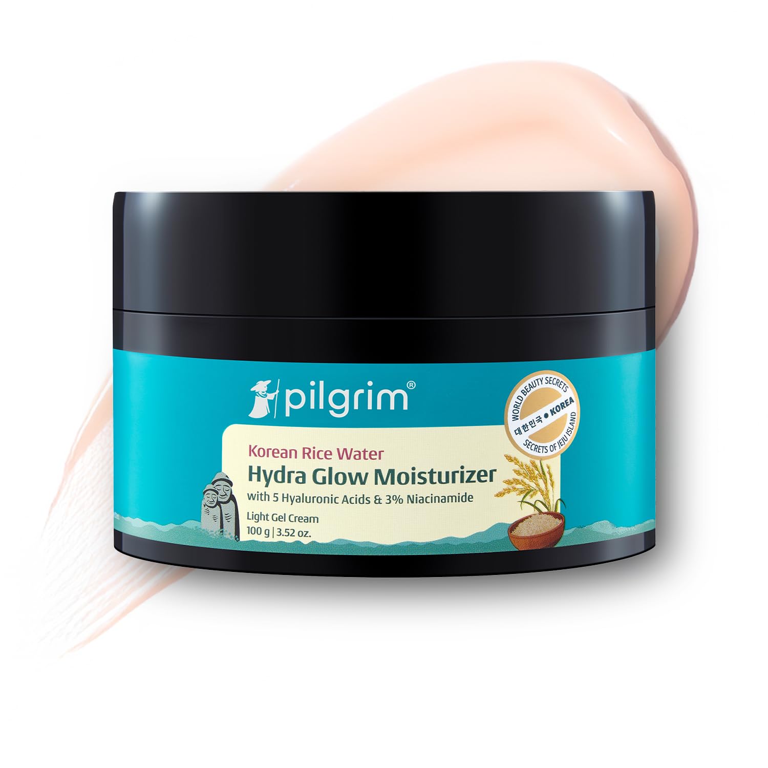 Pilgrim Korean Rice Water Hydra Glow Moisturizer Gel 100g