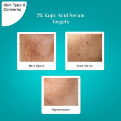 Pilgrim Cosmetics 2% Kojic Acid Face Serum 30ml