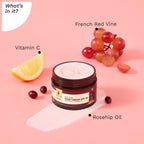 Pilgrim Cosmetics Red Vine Face Cream SPF 30 with Vitamin C & Rosehip Oil (PA+++) for Men 50g
