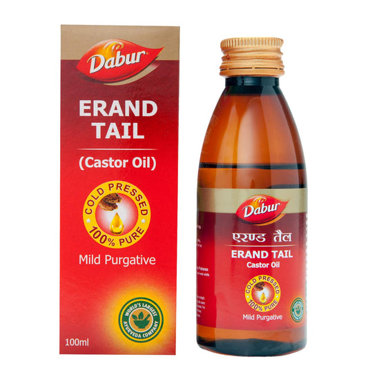 Dabur Ayurvedic Erand Tail Pure Cold Pressed Castor Oil