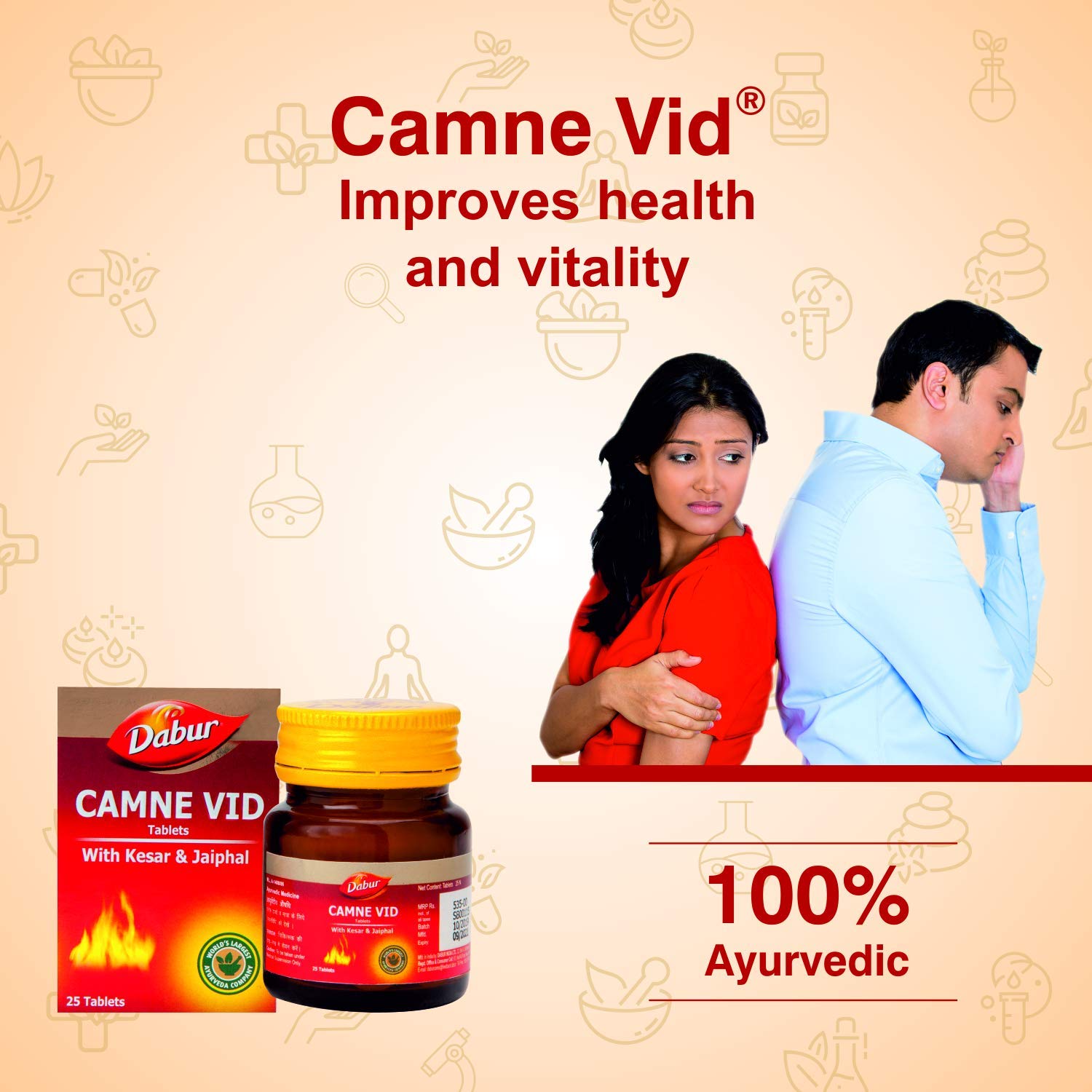 Dabur Ayurvedic Camne Vid 30 Tablets