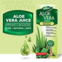 Dabur Ayurvedic Aloe Vera,Giloy,Giloy Neem Tulsi & Amla Juice 1 Liter