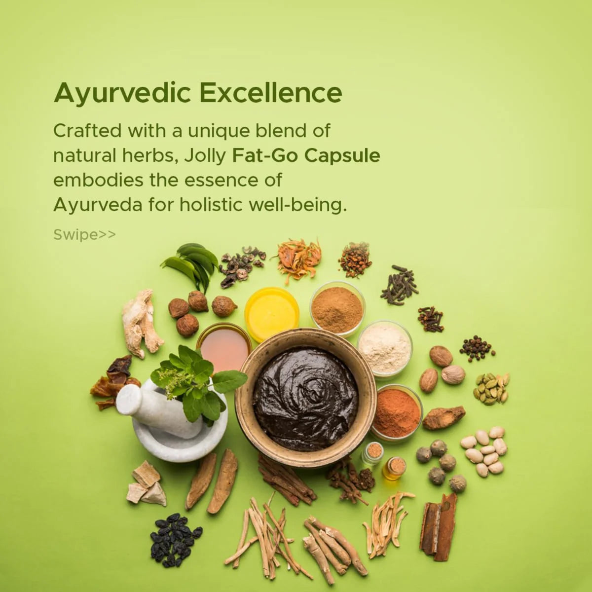 Jolly Ayurvedic Fat Go 60 Capsule