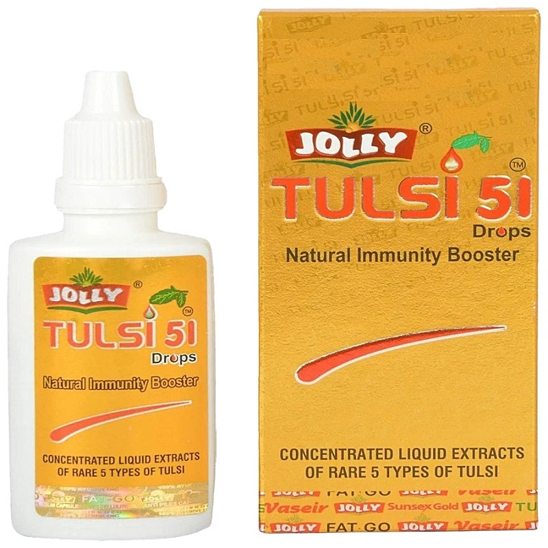 Jolly Ayurvedic Tulsi 51 Drops Natural Immunity Booster 24ml
