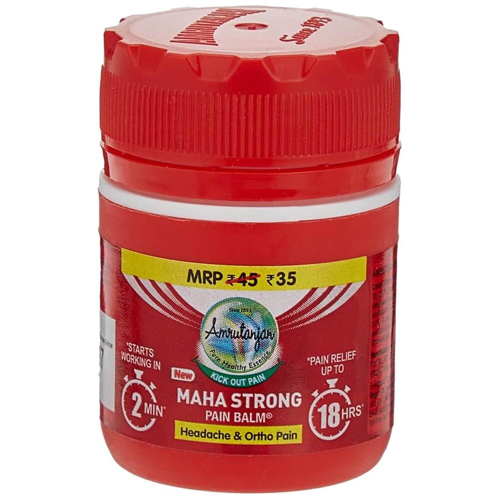 Amrutanjan Ayurvedic Maha Strong Pain Balm