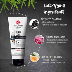 Aimil Ayouthveda Cosmetics Charcoal Facewash 100ml