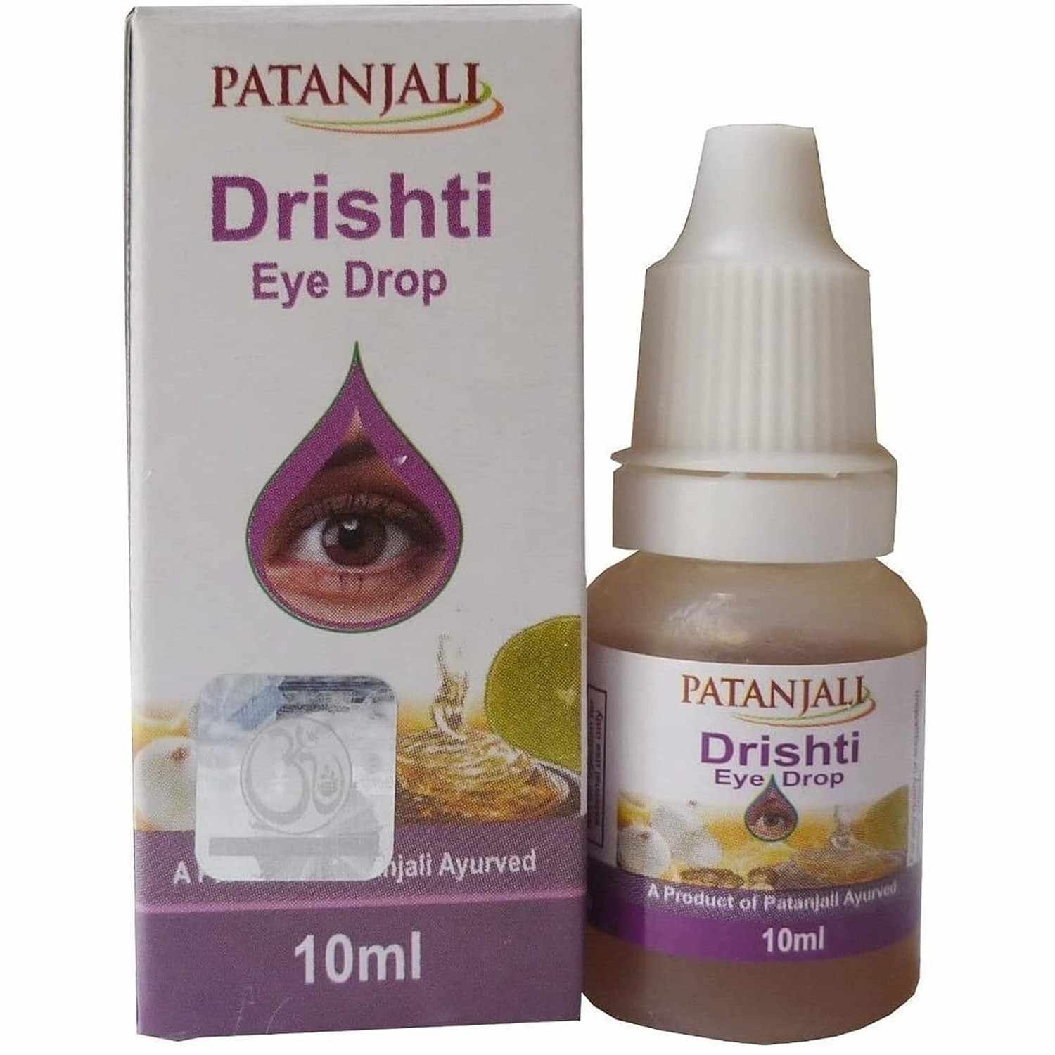 5 X Patanjali Drishti Eye Drops 10ml