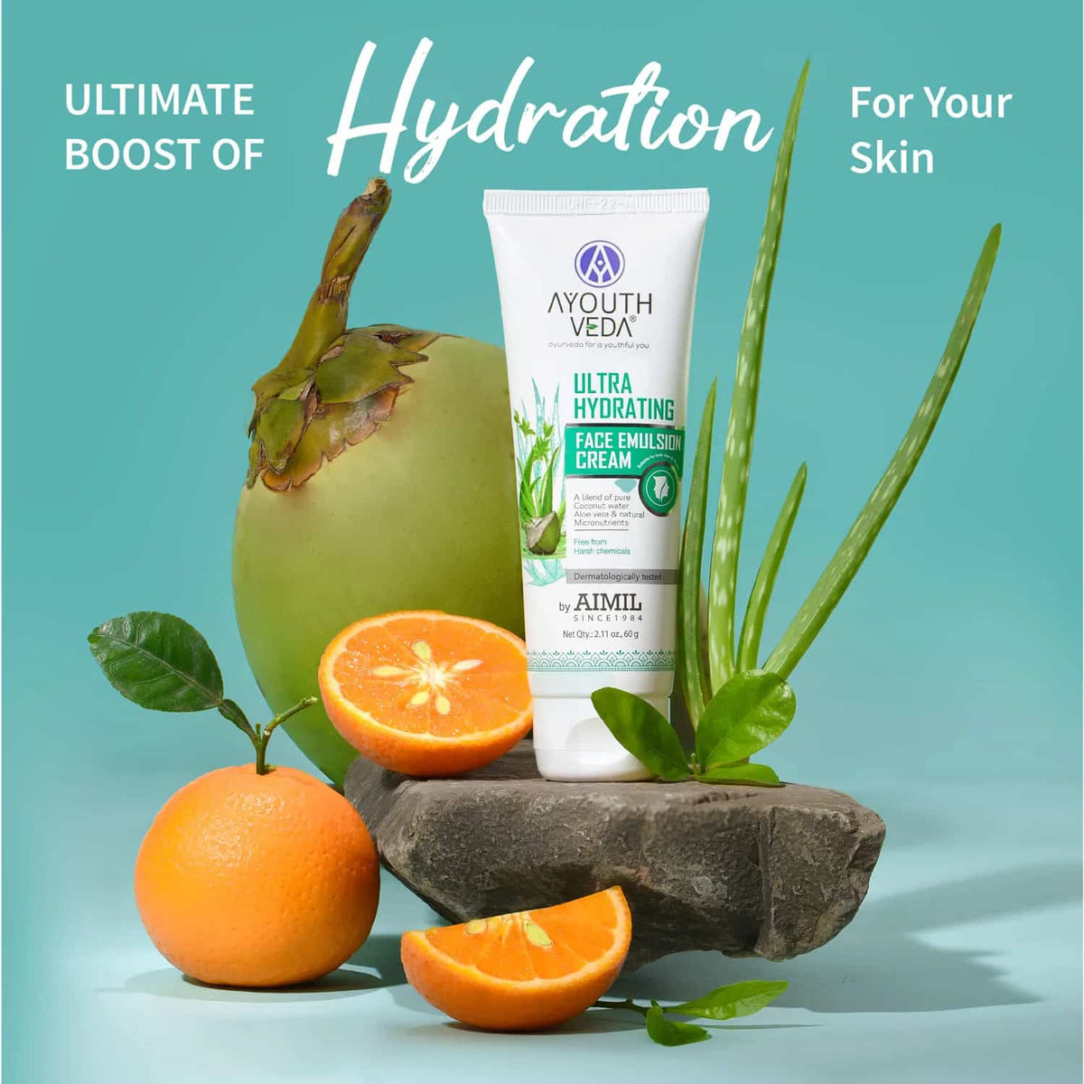 Aimil Ayouthveda Ultra Hydrating Face Emulsion Cream Ayurvedic – 60g