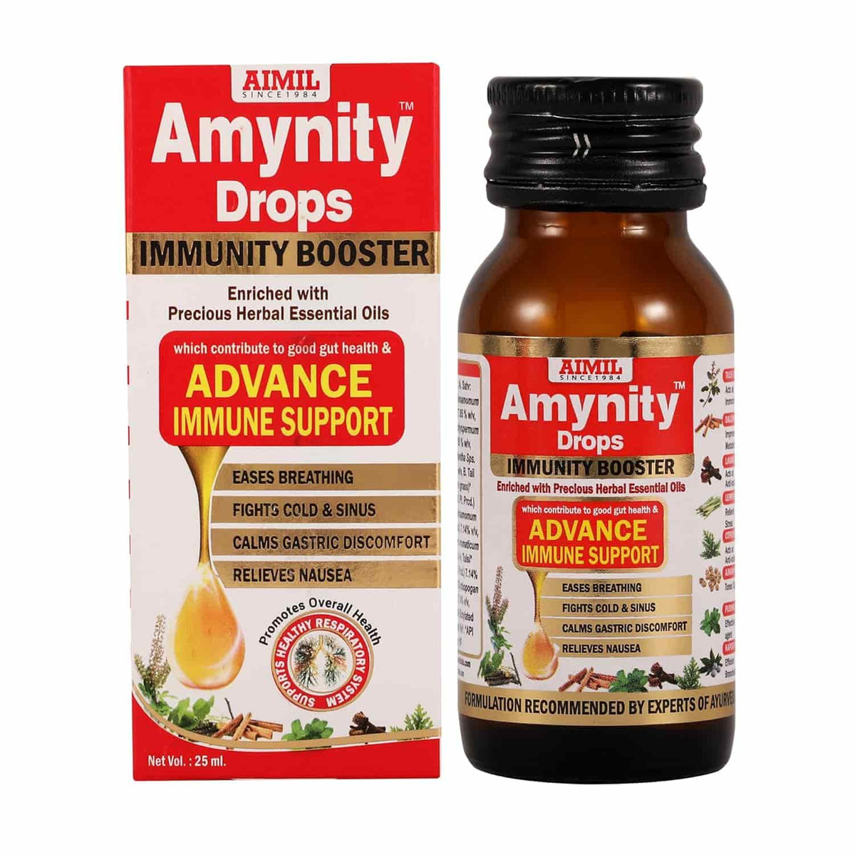 Aimil Amynity Plus Ayurvedic Immune Support Drops & Liquid