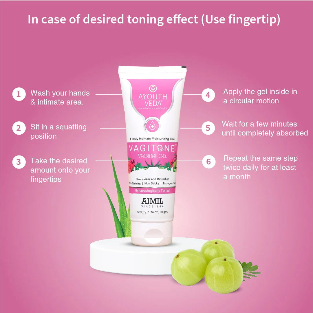 Aimil Ayouthveda Cosmetics Vagitone Vaginal Gel 50gm