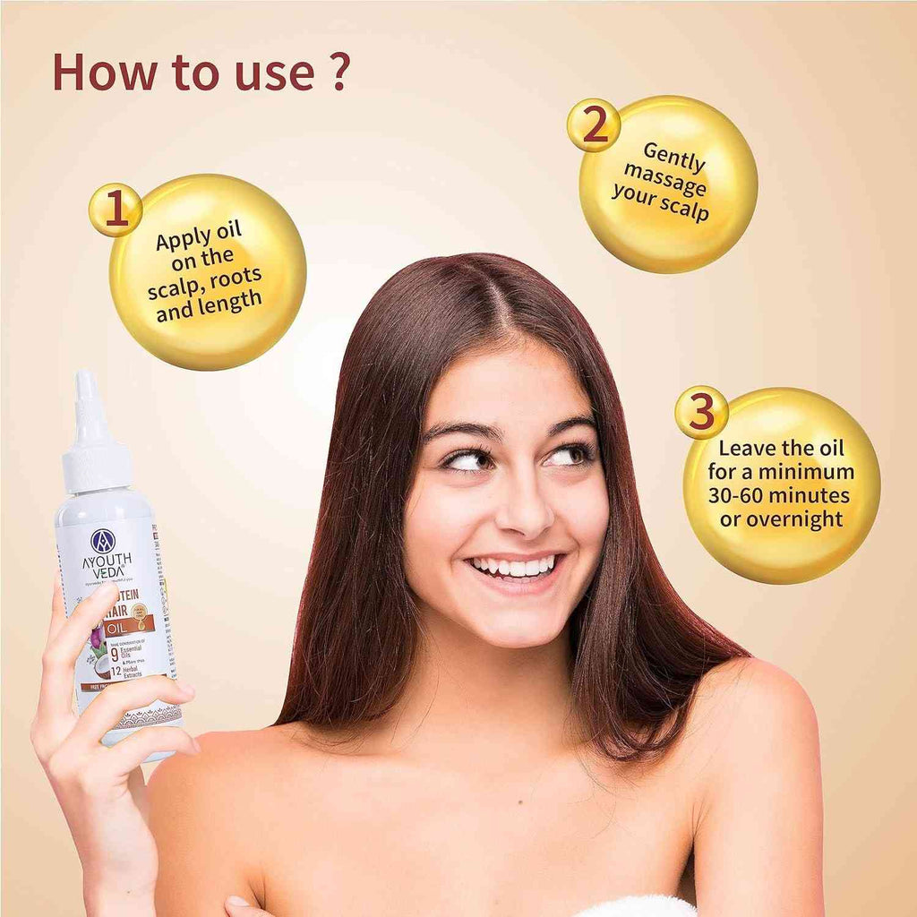 Aimil Ayouthveda Cosmetics Protein Hair Oil 100ml