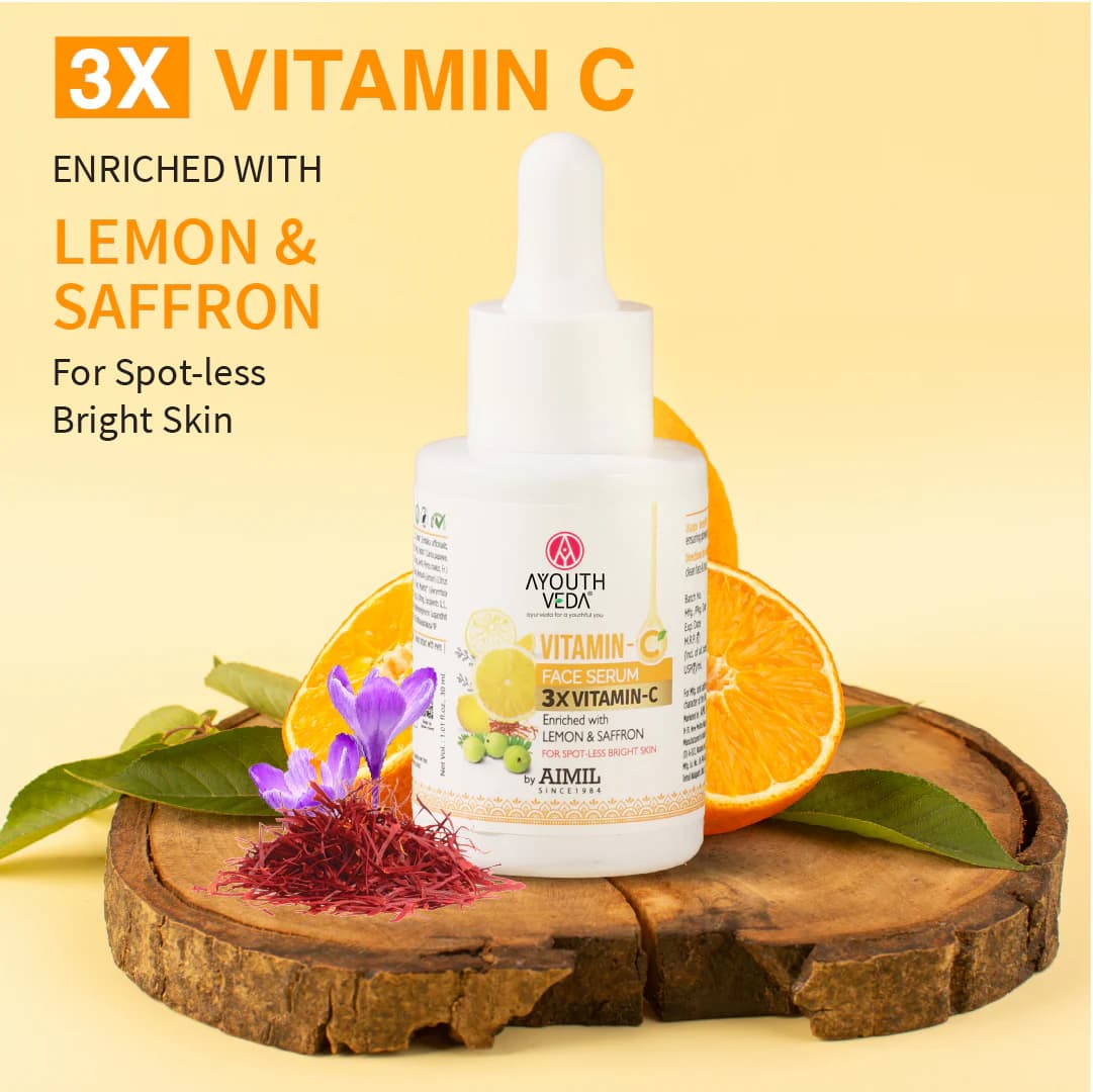 Aimil Ayouthveda Vitamin C Face Serum – 30ml