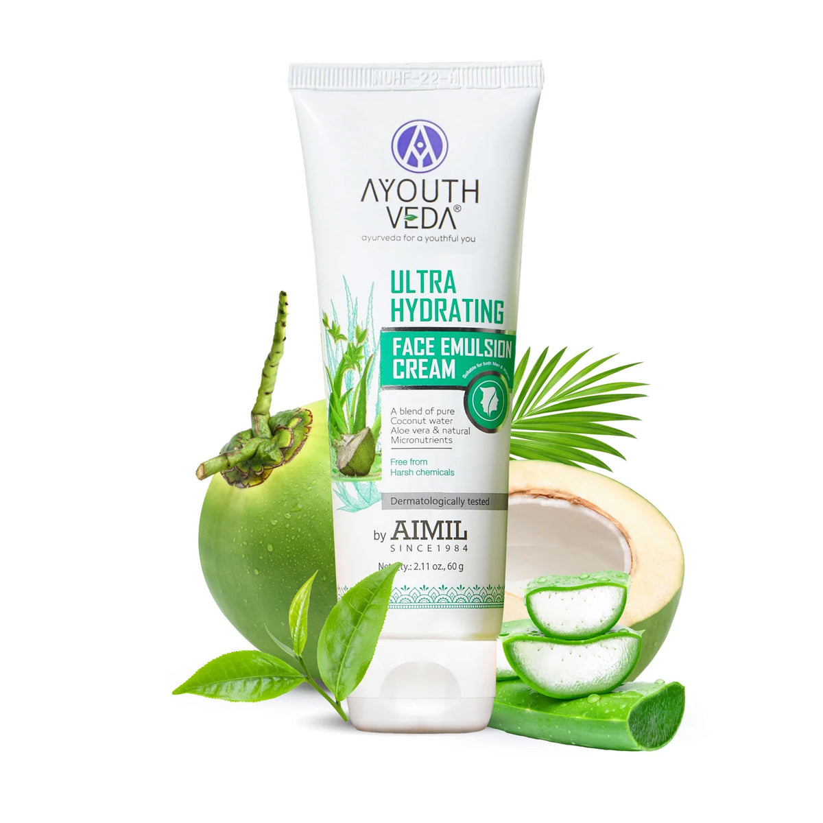 Aimil Ayouthveda Cosmetics Ultra Hydrating Face Emulsion Cream 60gm