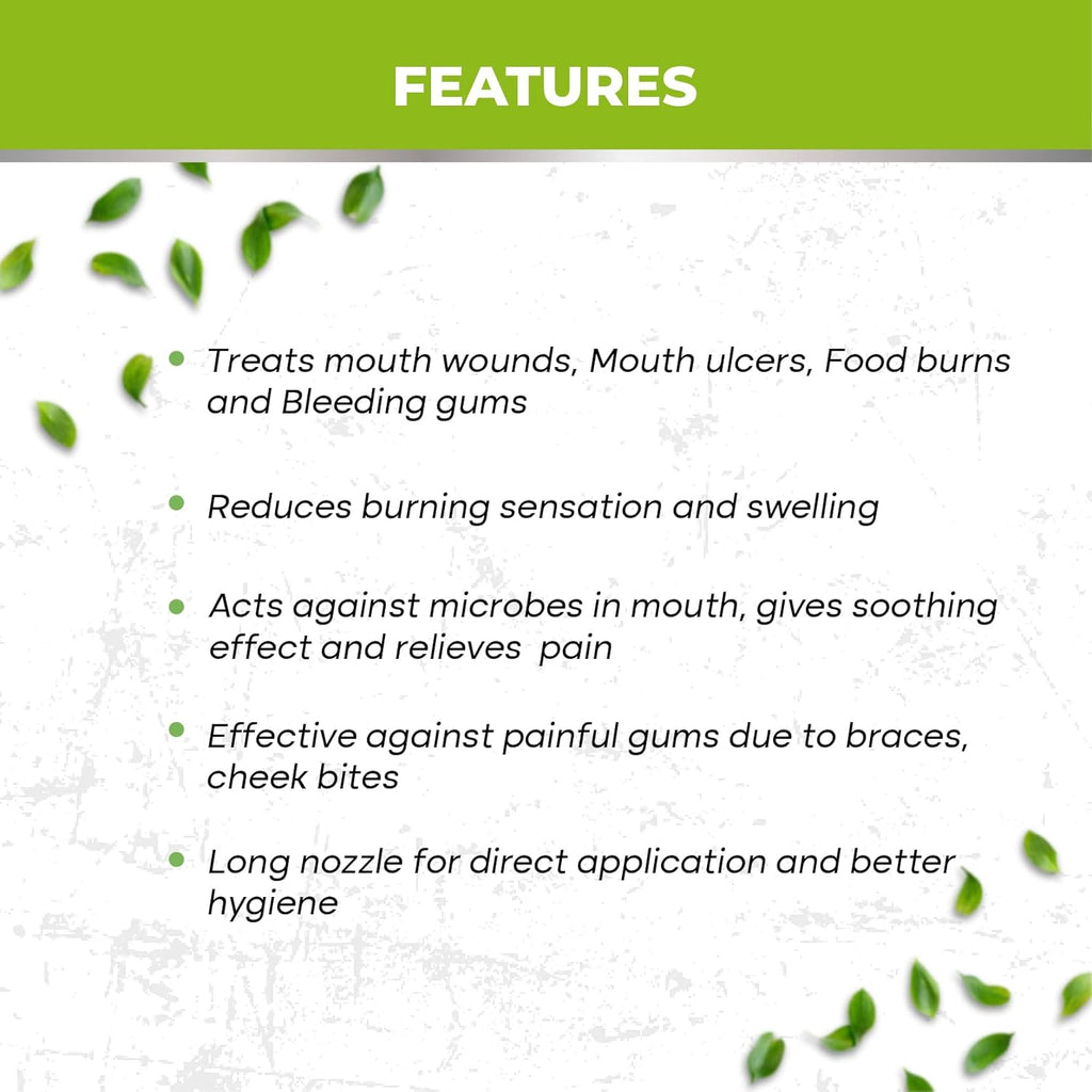 Smyle Ayurvedisches Gel gegen Mundgeschwüre