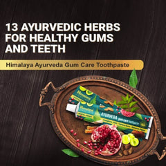 Зубная паста Himalaya Herbal Ayurvedic Ayurveda для ухода за деснами подтягивает десны, укрепляет зубы и удаляет налет, зубной крем