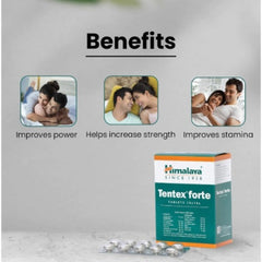 Himalaya Herbal Ayurvedic Tentex Forte Männergesundheit Verjüngen und steigern Sie Ihre Leistung 10 Tabletten