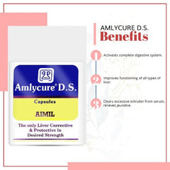 Aimil Ayurvedic Amlycure D S For Total Liver Support Cleanse Capsule,Syrup & Syrup D S