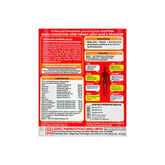 Aimil Ayurvedische Fifatrol-Tabletten, natürlicher Immunitätsverstärker für Ausdauer und allgemeines Wohlbefinden, Erkältungs- und Grippekontrolle, Linderung von Kopfschmerzen, Linderung der Nase, 30 Tabletten 