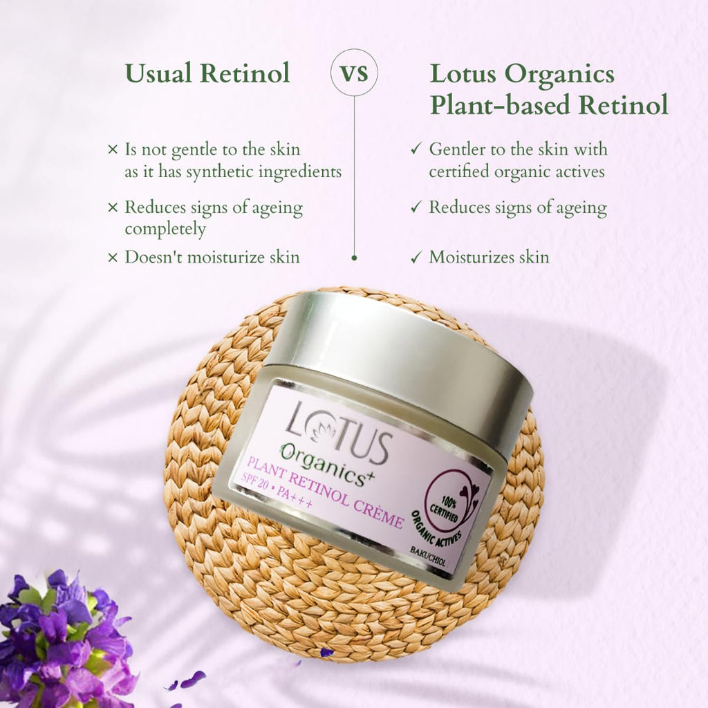 Lotus Organics+ Cosmetics Bakuchiol Plant Retinol Crème 50g