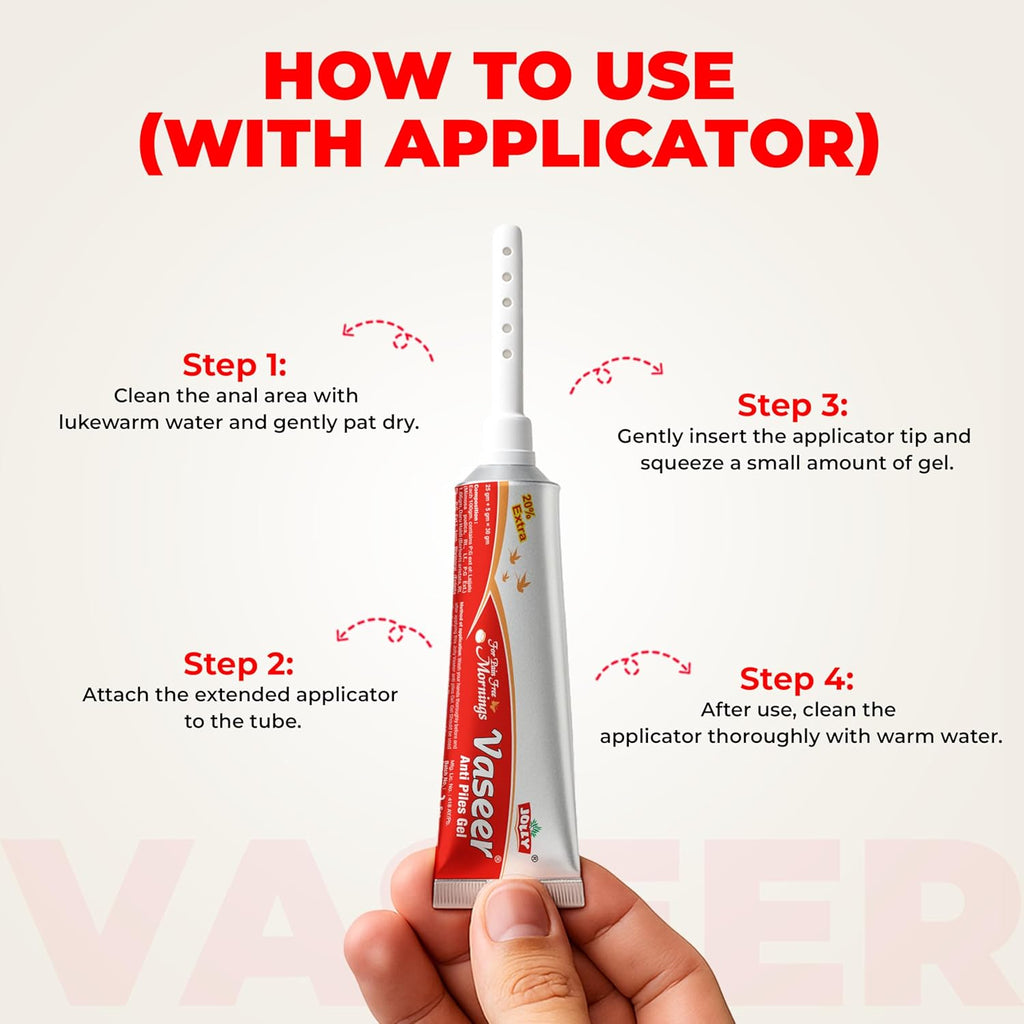 Jolly Ayurvedic Vaseer Anti Piles Gel 25GM & 10 Capsule