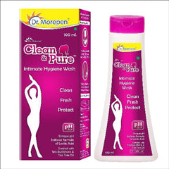 Dr.Morepen Clean &amp; Pure жидкость для мытья интимной гигиены 100 мл