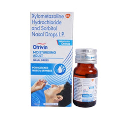 Otrivin Moisturising Adult Nasal Drops 10ml Pack Of 3