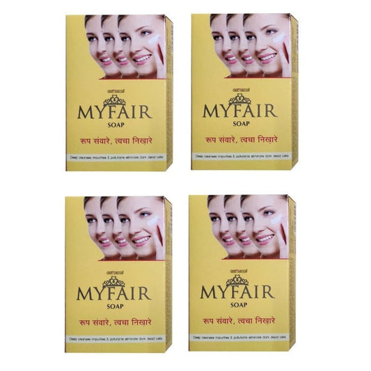 My Fair Fairness Brightening &amp; Whitening Aloe Vera Gesichtsseife, 4er Pack x 75 g