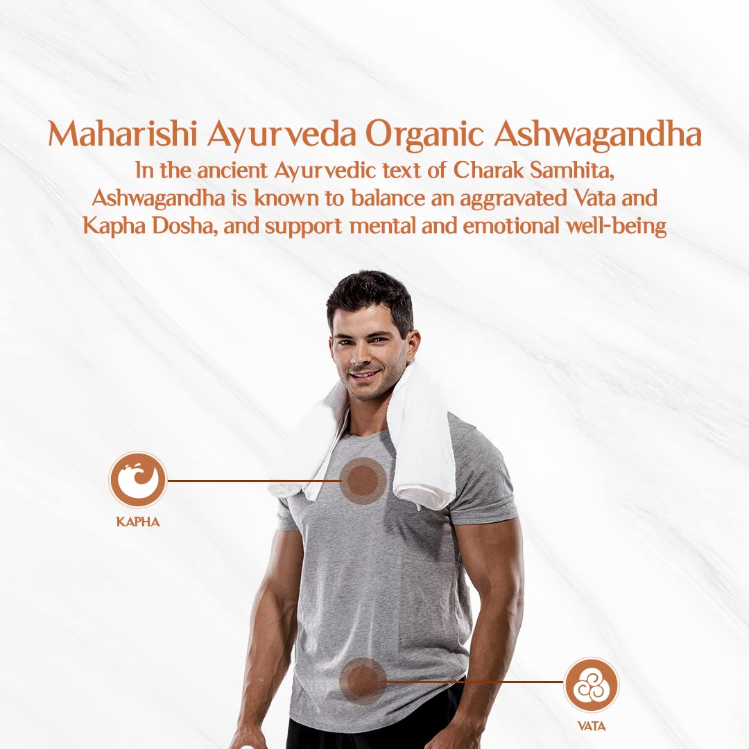 Maharishi Ayurveda Organic Ashwagandha 60 Tablets