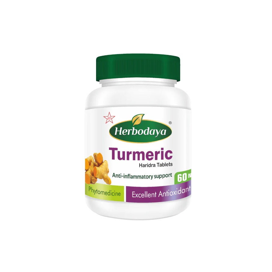 Skm Siddha Ayurveda Herbodaya Turmeric Haridra 550mg 60 Tablets