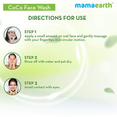 Mamaearth CoCo Face Wash with Coffee and Cocoa for Skin Awakening 100ml