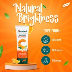 Himalaya Brightening Vitamin C Blueberry,Orange & Strawberry Face Wash