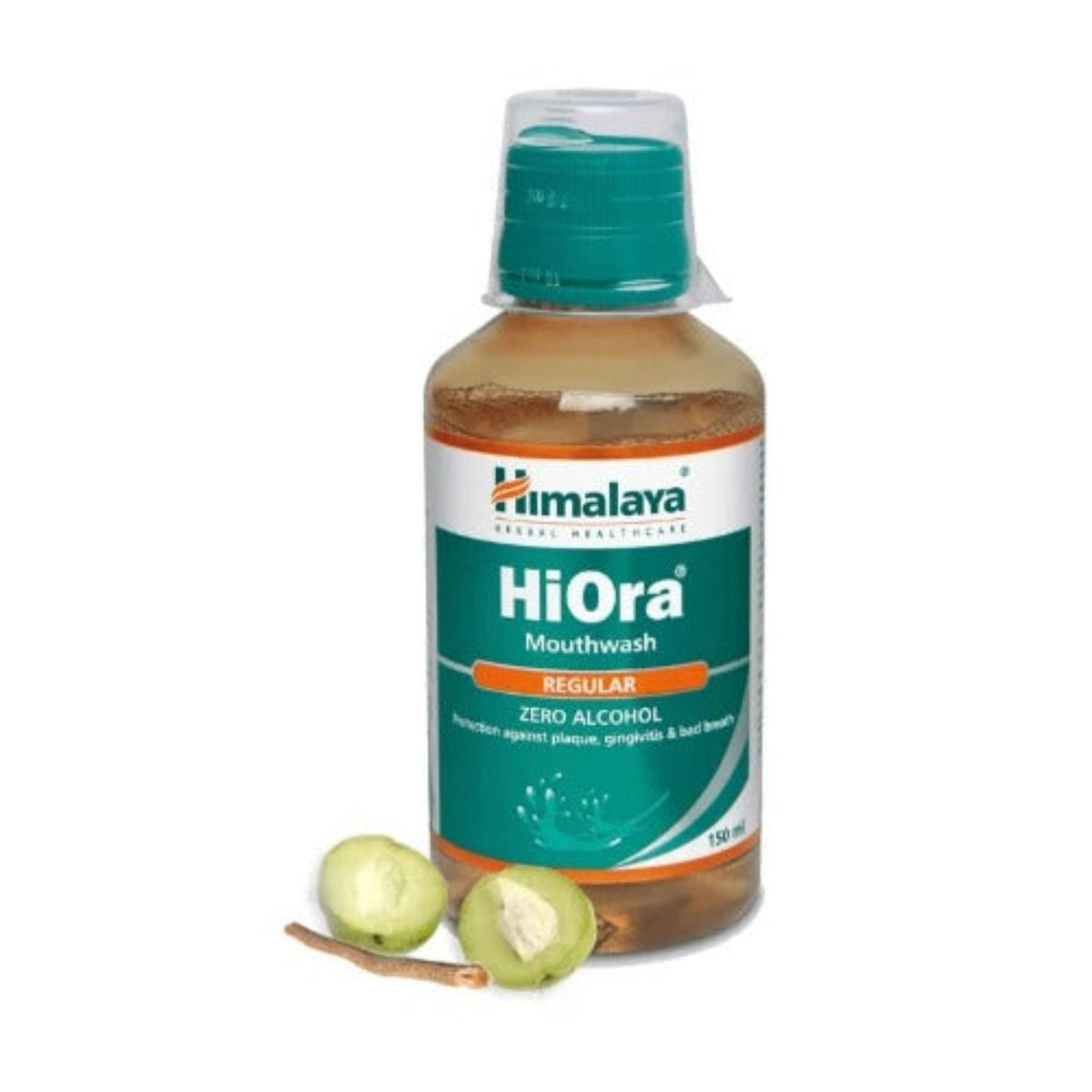 Himalaya Herbal Ayurvedic HiOra Mouthwash Regular Kills Germs Tones Gums & Refreshes Mouth Liquid 150 ml
