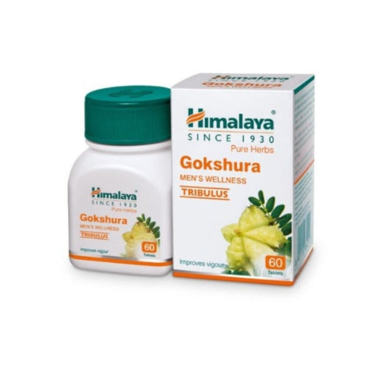 Himalaya Pure Herbs Kräuter-Ayurvedische Gokshura Tribulus Männergesundheit Verbessert die Vitalität Tabletten