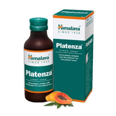 Himalaya Herbal Ayurvedic Platenza Carica Папайя Комплекс с биоусилителем для снижения количества тромбоцитов сироп 100 мл