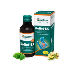 Himalaya Herbal Ayurvedic Koflet-Ex Linctus Отхаркивающее, муколитическое средство при влажном кашле и бронхите, жидкость 100 мл