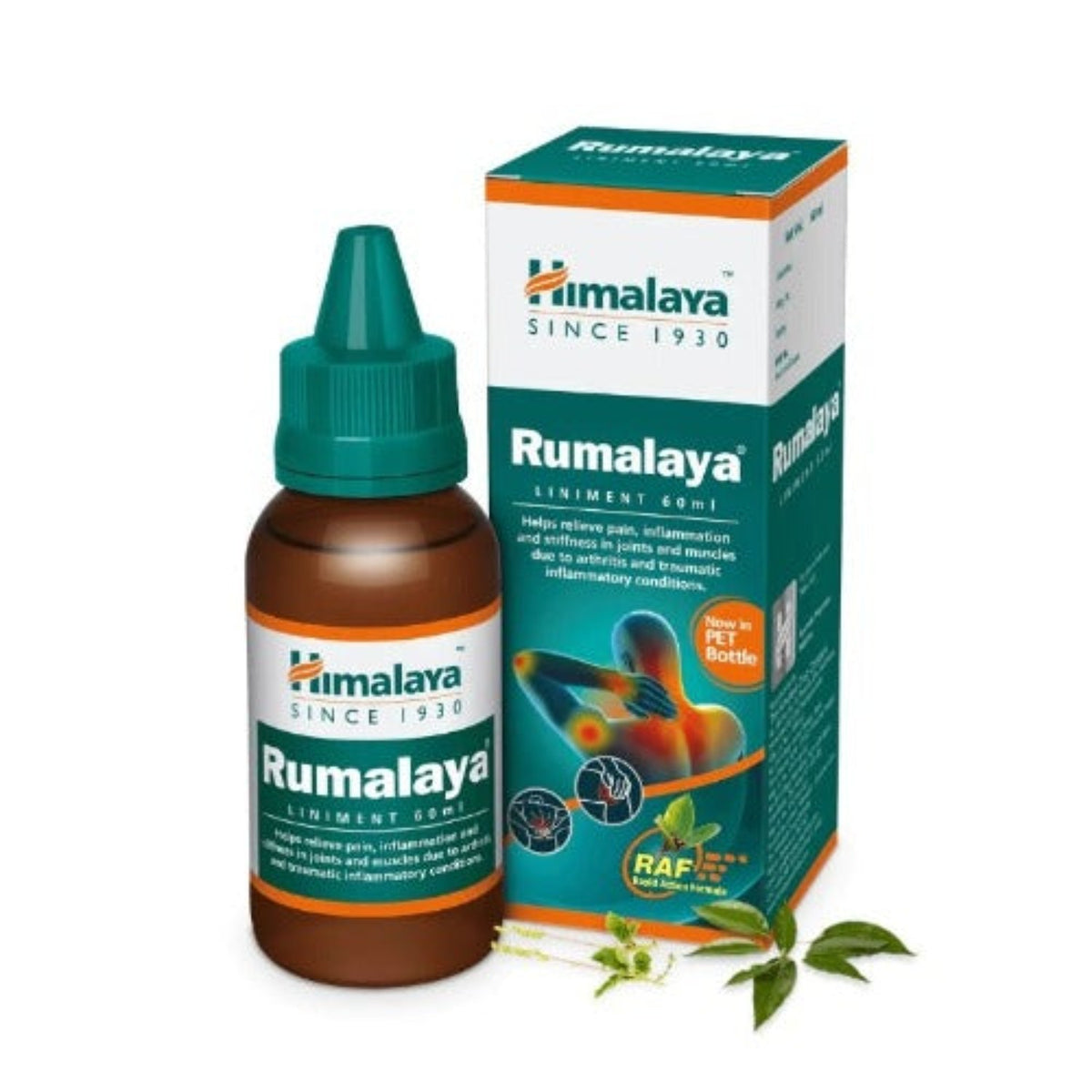 Himalaya Herbal Ayurvedisches Rumalaya lindert Schmerzen Linimentöl 60 ml