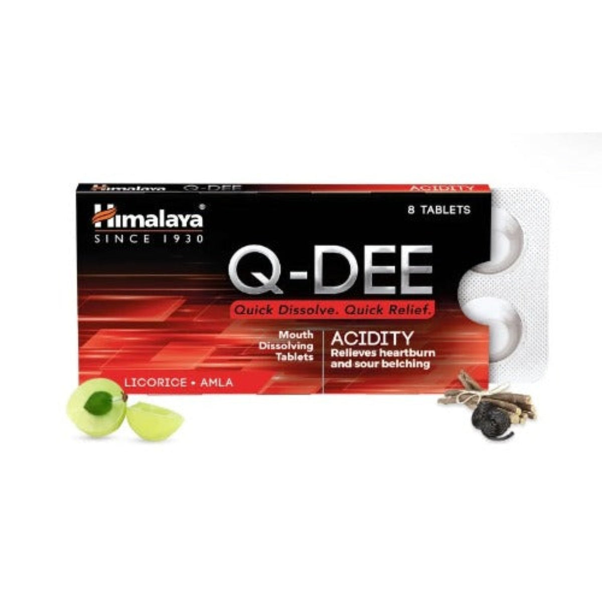 Himalaya Herbal Ayurvedic Q-DEE Acidity 8 Tablette