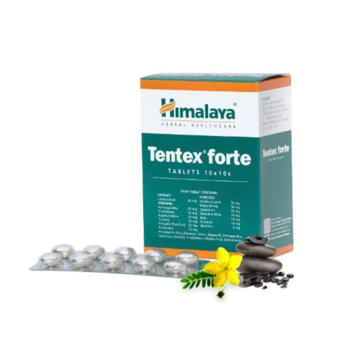 Himalaya Herbal Ayurvedic Tentex Forte Männergesundheit Verjüngen und steigern Sie Ihre Leistung 10 Tabletten